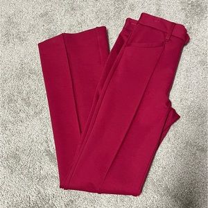 Hot Pink Trouser Anthropologie pleated